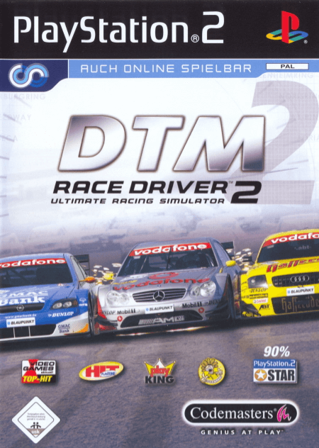 DTM Race Driver 2 box art for Playstation 2